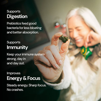 Gruns Adults Super Greens Multivitamin Gummies